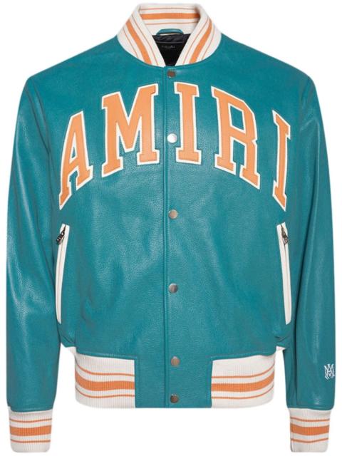 AMIRI AMIRI LEATHER BOMBER | REVERSIBLE