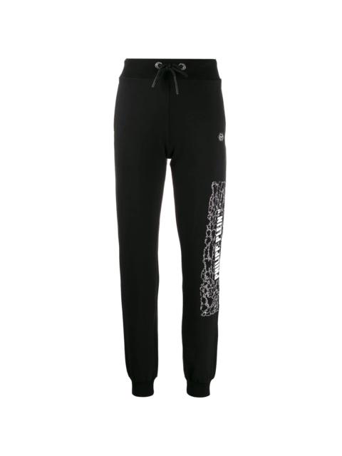 PHILIPP PLEIN Crystal Plein track pants