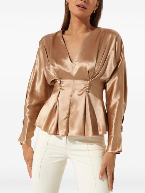 Acler button-embellishment blouse