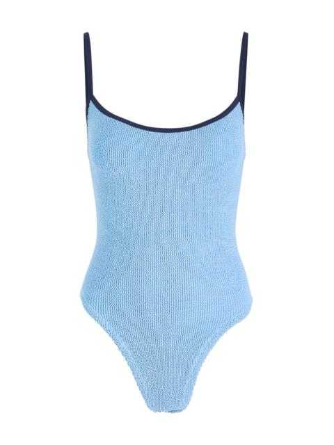 Hunza G Hunza G Pamela Contrast Seersucker Swimsuit