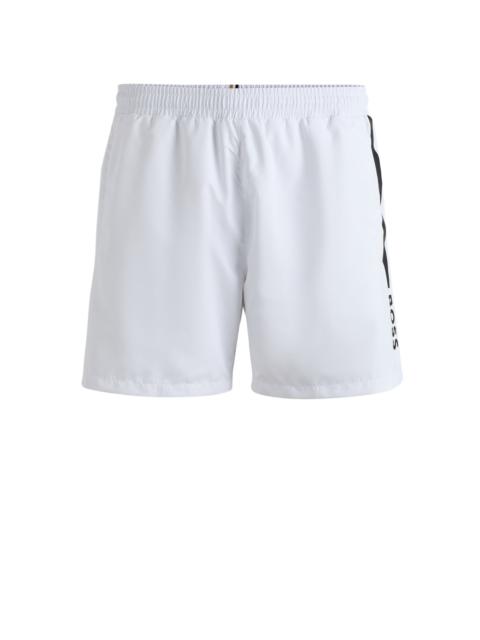 BOSS FULLY LINED SWIM SHORTS WITH LOGO PRINT