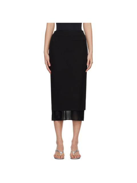 GAUGE81 Black Sabie Midi Skirt