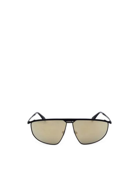 adidas pilot-frame logo-print sunglasses