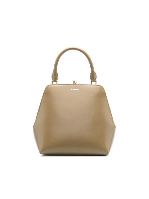 Jil Sander logo-stamp tote bag