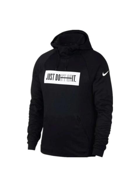 Nike Just Do It Logo Hoodie 'Black' 931813-010