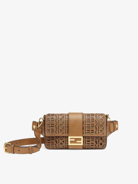 FENDI Beige leather bag