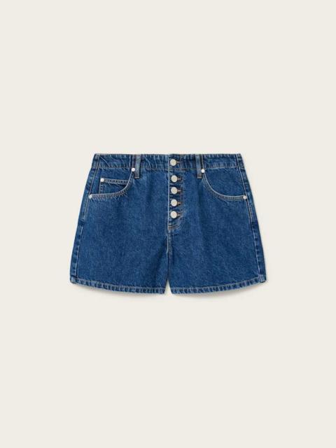 ALLSAINTS TAY MID RISE DENIM SHORTS