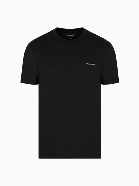 Lyocell-blend jersey T-shirt with ASV micro logo lettering