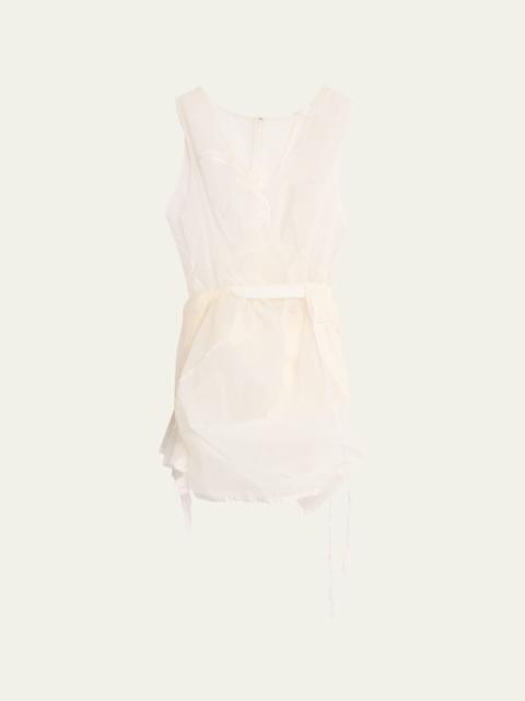 Marc Jacobs Sheer Mini Dress with Lace Inserts