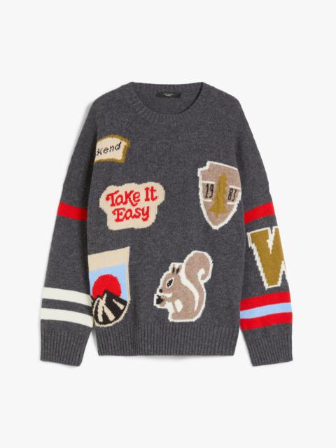 WEEKEND Max Mara TALAMO Inlaid wool sweater