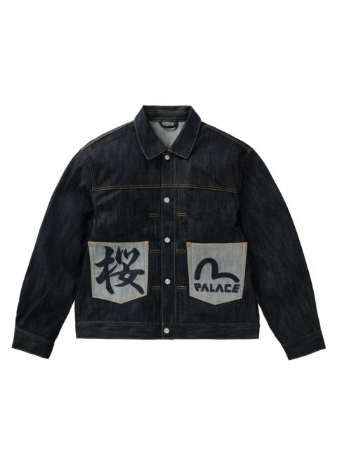 PALACE EVISU TYPE 2 DENIM JACKET INDIGO