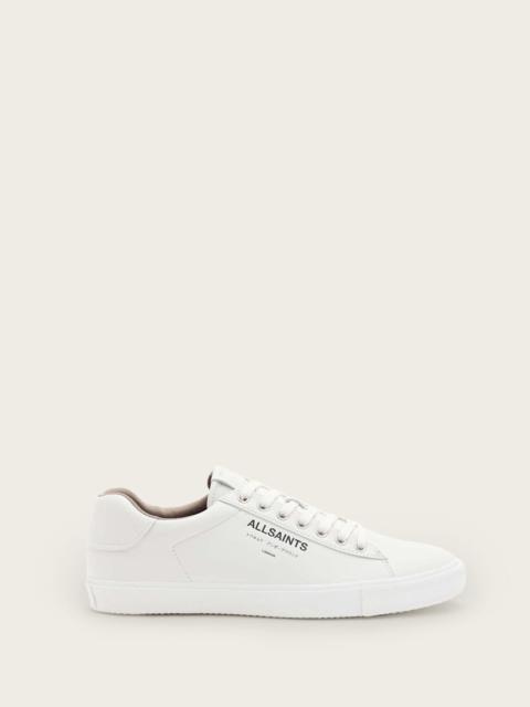 ALLSAINTS UNDERGROUND LEATHER LOW TOP SNEAKERS