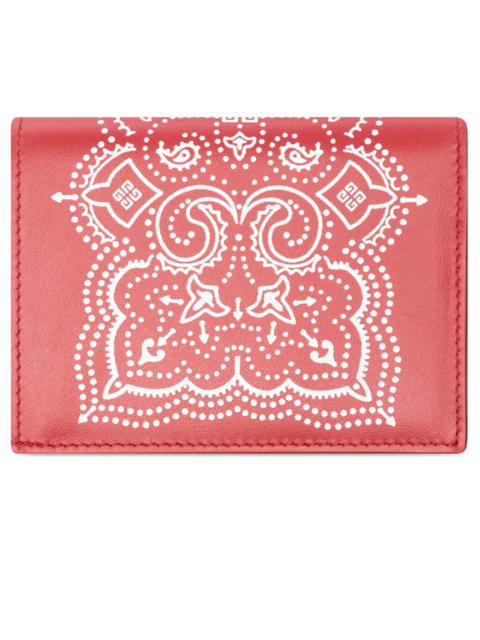 Givenchy GIVENCHY 6CC CARD HOLDER - RED