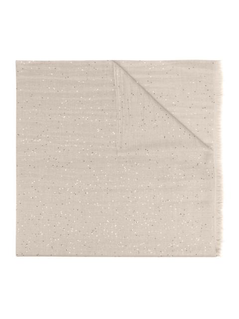 Brunello Cucinelli Paillette Scarf - Rustic Beige