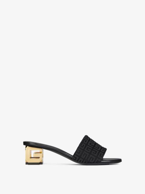 Givenchy G CUBE MULES IN 4G CANVAS