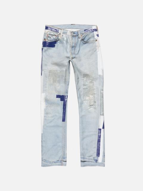 Acne Studios Trompe-l'œil tape jeans - Light blue