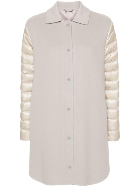 Herno panelled puffer coat