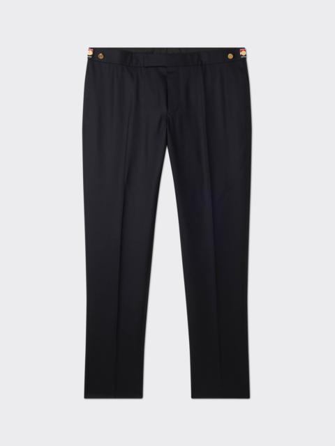COTTON TWILL CHINO TROUSERS