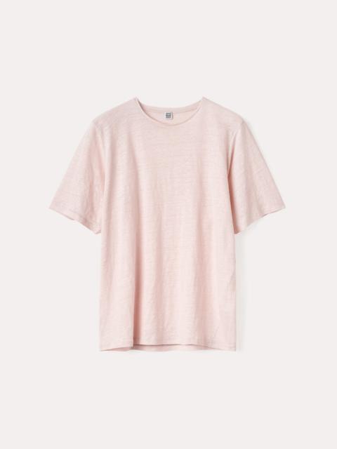 Oversized linen tee powder