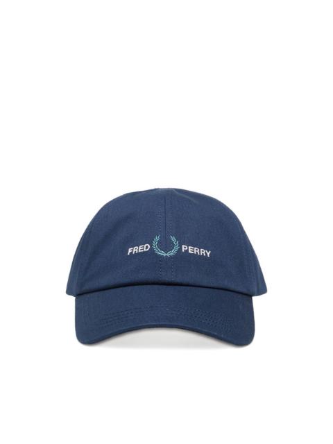 Fred Perry twill logo cotton cap