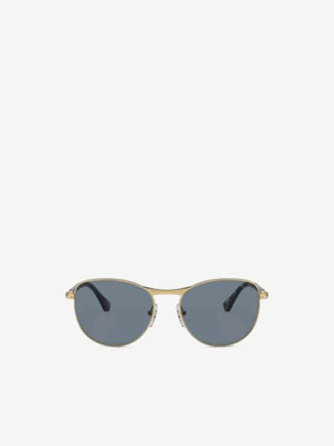 Persol diamond-pattern geometric-frame sunglasses