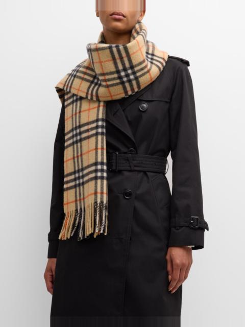 Burberry Check Cashmere Scarf