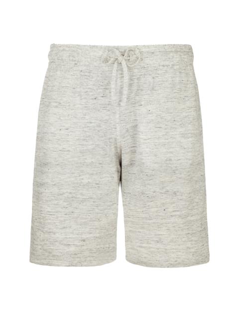 Vilebrequin Unisex Linen Bermuda Shorts Solid
