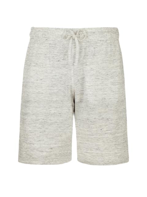 Vilebrequin Unisex Linen Bermuda Shorts Solid