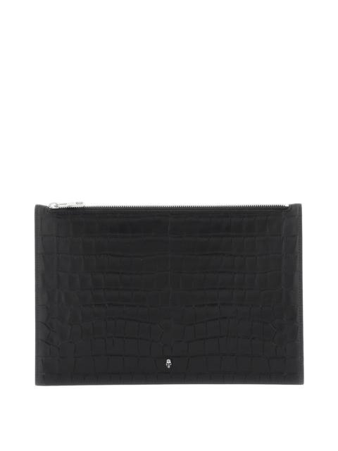 LEATHER FLAT POUCH