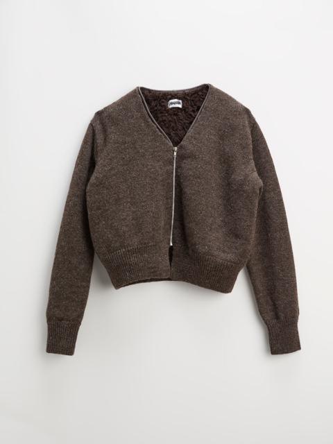 MAGLIANO Mini Knitted Bomber Brown