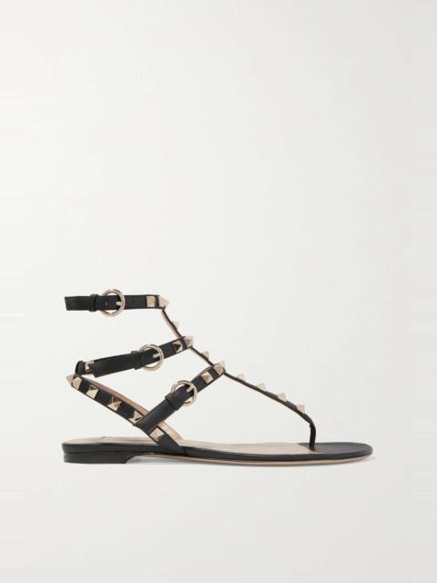 The Rockstud leather sandals