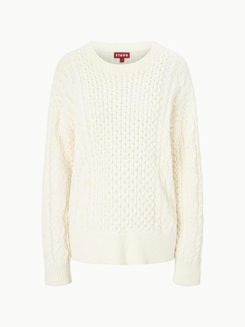 STAUD STAUD TRACY SWEATER BUTTERCREAM