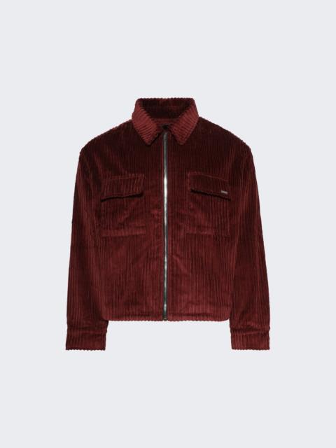 NAHMIAS Boxy Zip Up Jacket Saffron