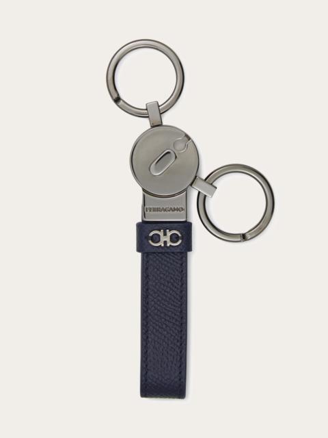 FERRAGAMO Gancini key holder