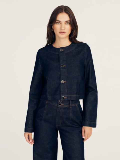 DEREK LAM 10 CROSBY EZRA BUTTON FRONT JACKET