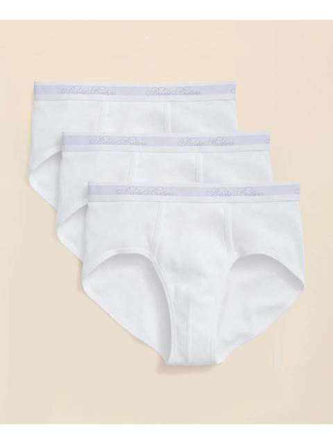 Brooks Brothers Supima® Cotton Low-Rise Briefs - 3 Pack
