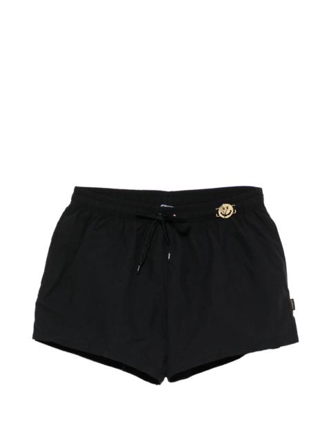 Moschino Moschino Drawstring Graphic Swim Shorts