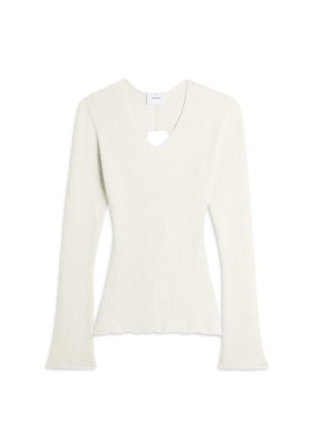 Axel Arigato Tube Rib-Knit Wrap Top