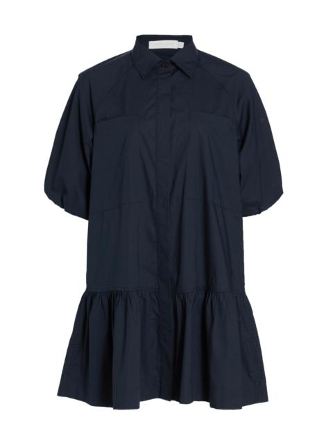 SIMKHAI Women's Crissy Cotton Poplin Mini Shirtdress - Midnight
