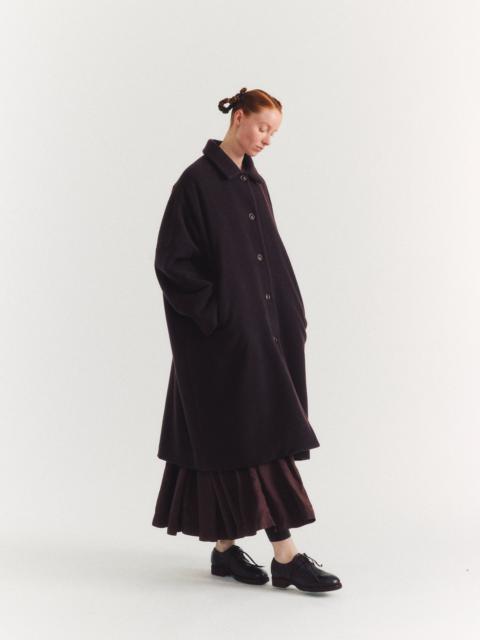 CASEY/CASEY BIG BLOBBY COAT - KASPER - PRUNE