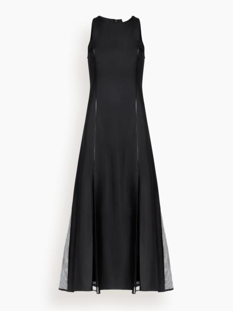 Loulou de Saison Iraka Detailed Maxi Dress in Black