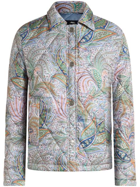 Etro printed quilted jacket
