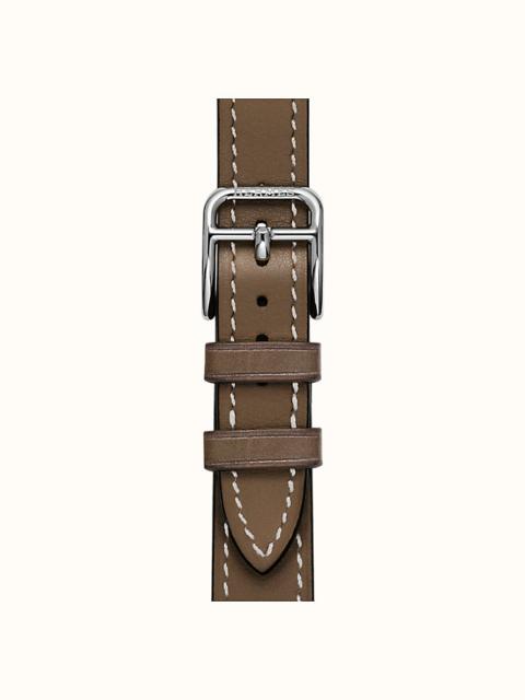 Hermès Cape Cod Watch Strap Single Tour, 23 x 23 mm, long