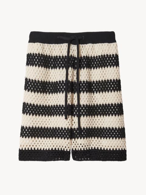 NILI LOTAN FABRICE CROCHET SHORT