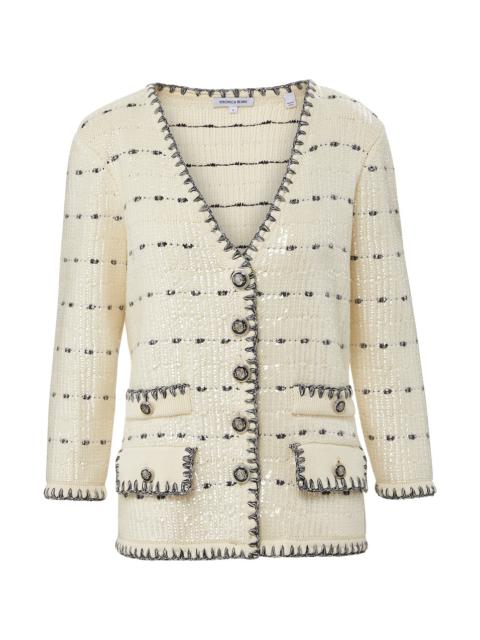 VERONICA BEARD CERIANI SEQUINED KNIT JACKET