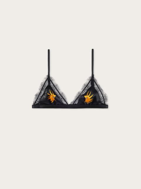 PUCCI SILK SATIN BRALETTE