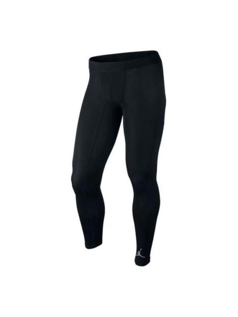 Men's Air Jordan Solid Color Logo Casual Slim Fit Sports Pants/Trousers/Joggers Black 642348-013