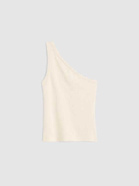 Madewell The '90s One-Shoulder Tank in Compact Cotton