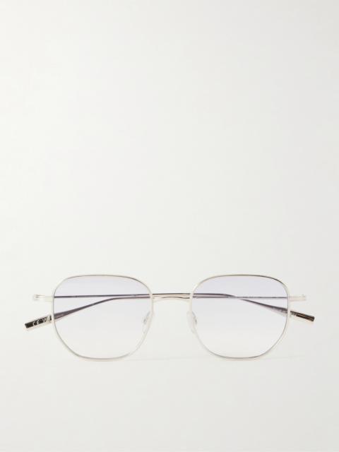 BARTON PERREIRA Revere Square-frame Platinum-tone Titanium Sunglasses