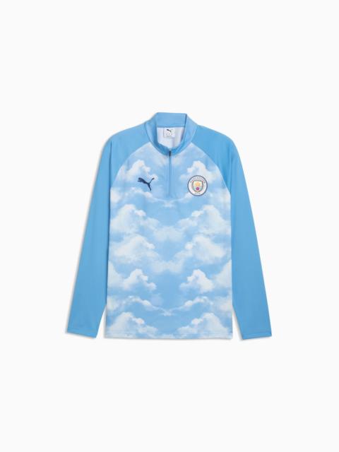 PUMA Manchester City Men's Quarter-Zip Warmup Top